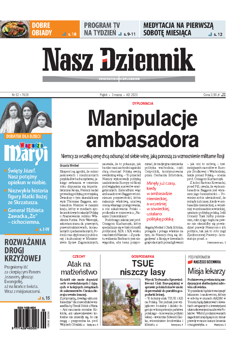 Nasz Dziennik z dnia 03.03.2023 wydanie PDF