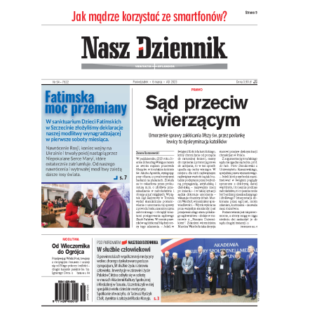 Nasz Dziennik z dnia 06.03.2023 wydanie PDF