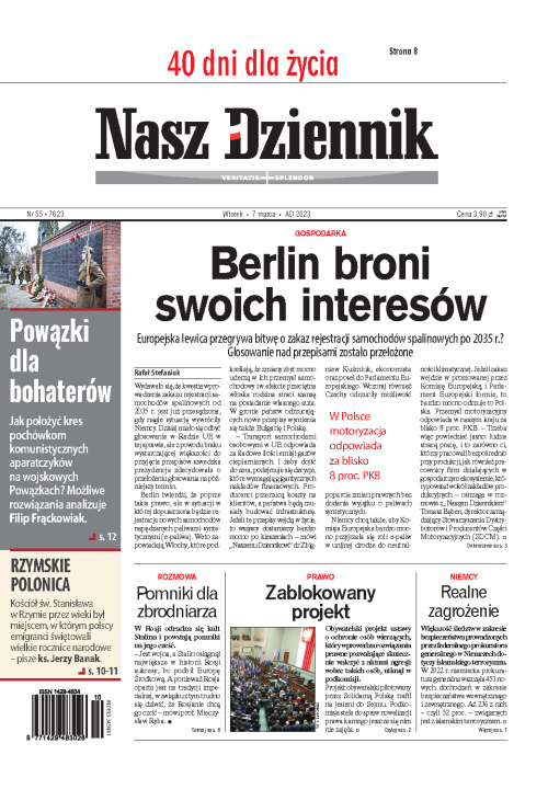 Nasz Dziennik z dnia 07.03.2023 wydanie PDF