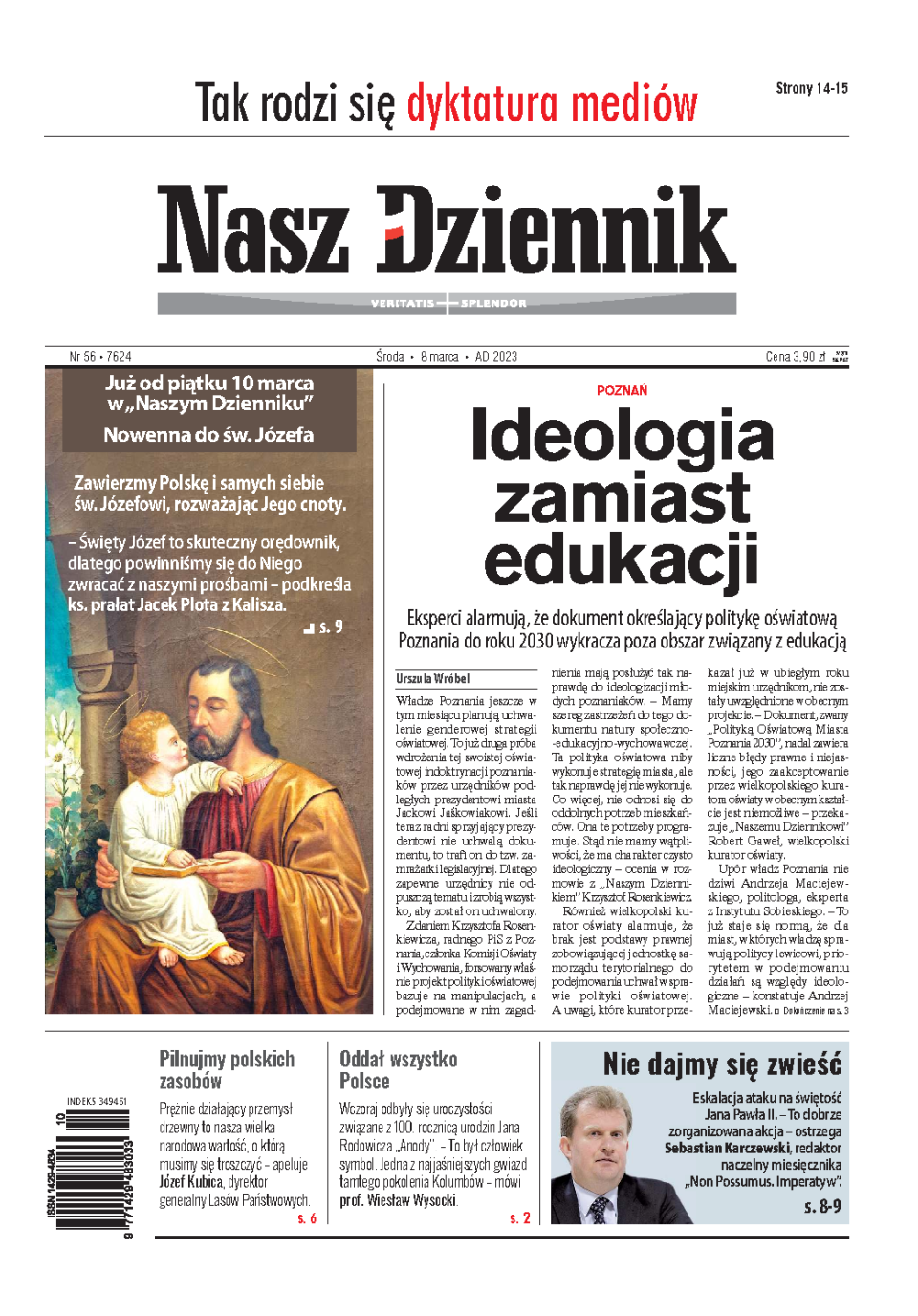 Nasz Dziennik z dnia 08.03.2023 wydanie PDF