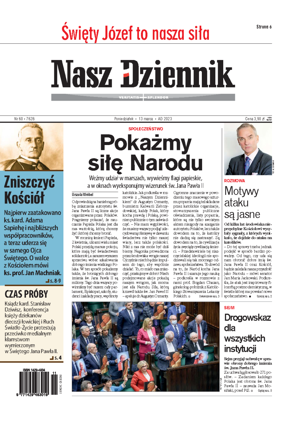 Nasz Dziennik z dnia 13.03.2023 wydanie PDF
