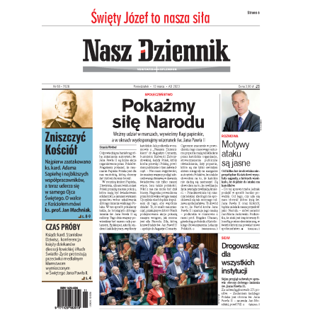 Nasz Dziennik z dnia 13.03.2023 wydanie PDF