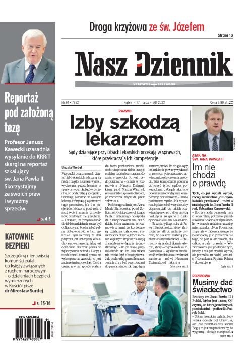 Nasz Dziennik z dnia 17.03.2023 wydanie PDF