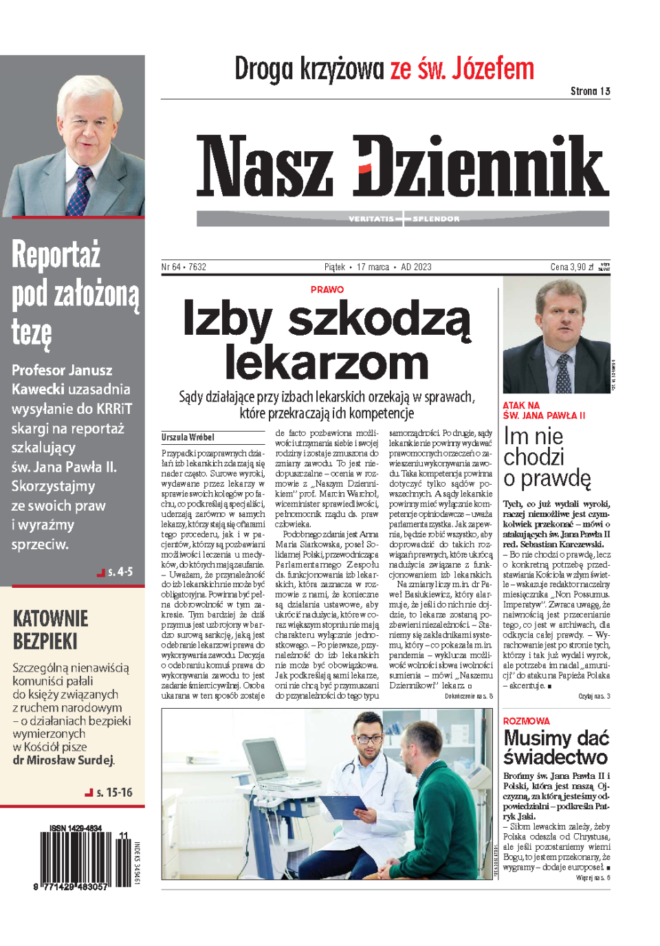 Nasz Dziennik z dnia 17.03.2023 wydanie PDF