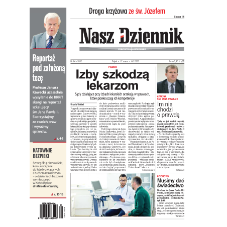 Nasz Dziennik z dnia 17.03.2023 wydanie PDF