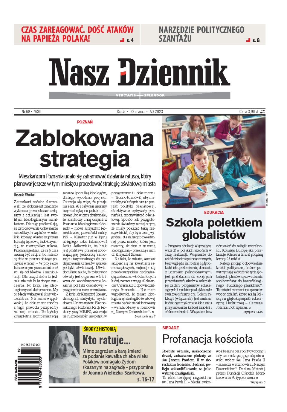 Nasz Dziennik z dnia 22.03.2023 wydanie PDF