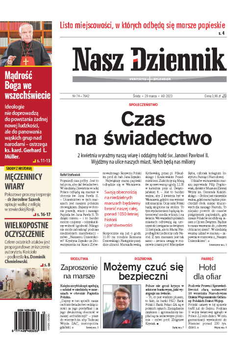 Nasz Dziennik z dnia 29.03.2023 wydanie PDF