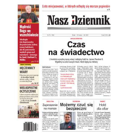 Nasz Dziennik z dnia 29.03.2023 wydanie PDF