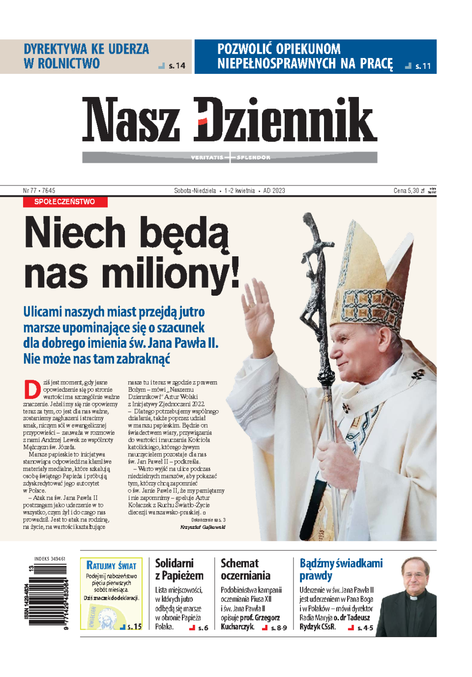 Nasz Dziennik z dnia 01.04.2023 wydanie PDF