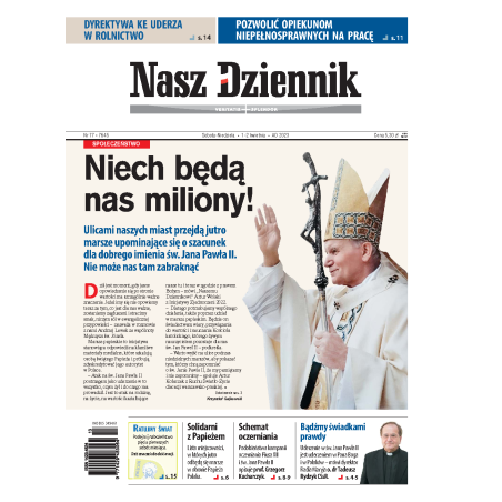 Nasz Dziennik z dnia 01.04.2023 wydanie PDF