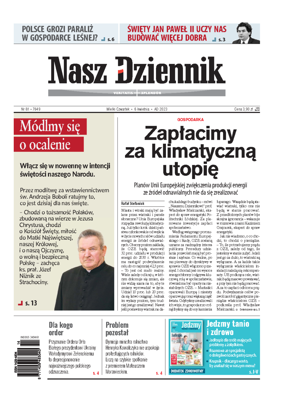Nasz Dziennik z dnia 06.04.2023 wydanie PDF