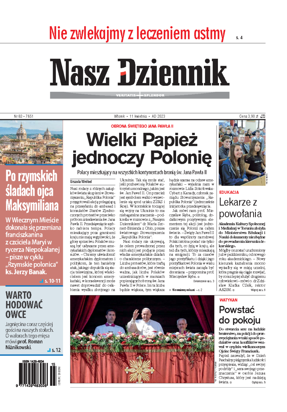 Nasz Dziennik z dnia 11.04.2023 wydanie PDF