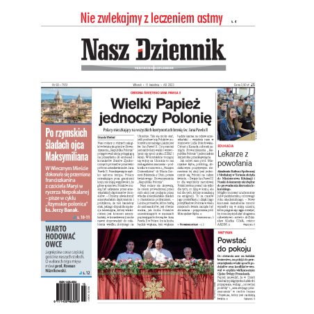 Nasz Dziennik z dnia 11.04.2023 wydanie PDF