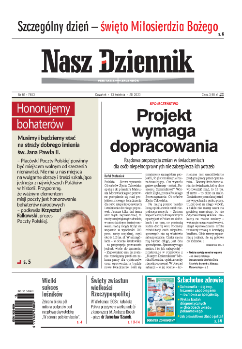 Nasz Dziennik z dnia 13.04.2023 wydanie PDF