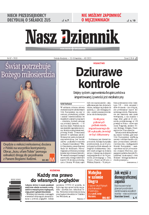 Nasz Dziennik z dnia 15.04.2023 wydanie PDF