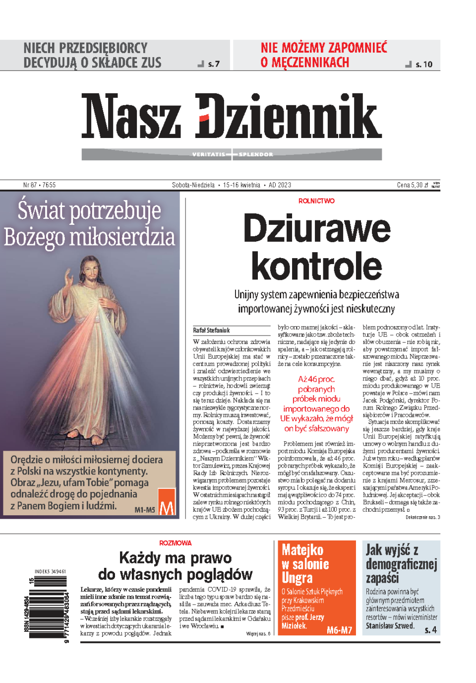 Nasz Dziennik z dnia 15.04.2023 wydanie PDF