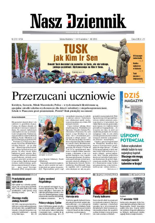 Nasz Dziennik z dnia 14.09.2013 wydanie PDF