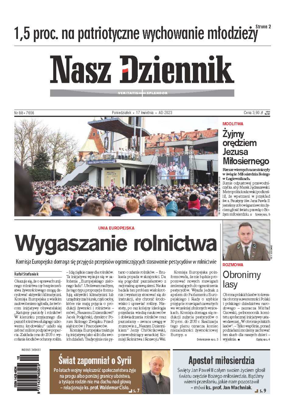 Nasz Dziennik z dnia 17.04.2023 wydanie PDF