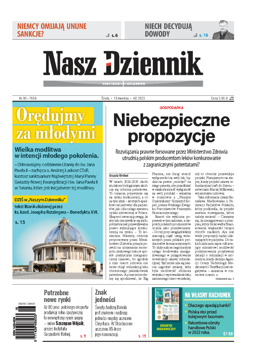 Nasz Dziennik z dnia 19.04.2023 wydanie PDF