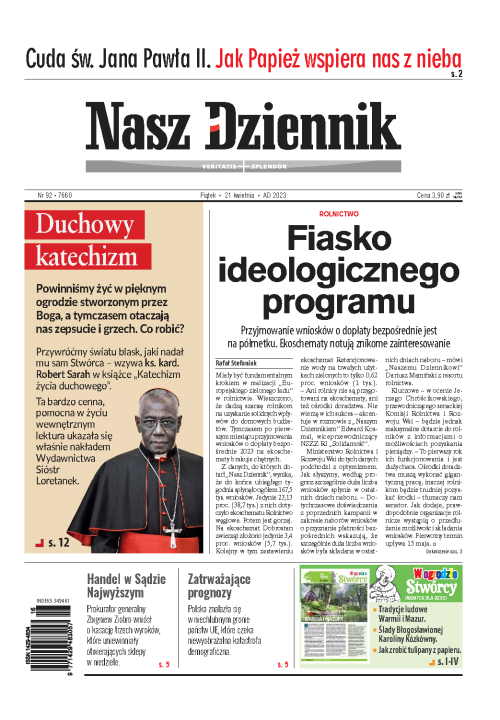 Nasz Dziennik z dnia 21.04.2023 wydanie PDF