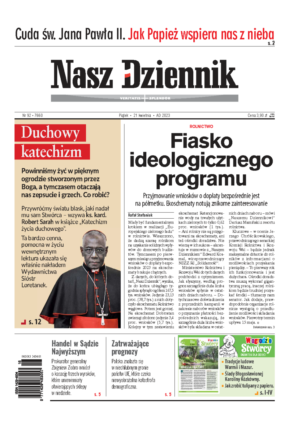Nasz Dziennik z dnia 21.04.2023 wydanie PDF