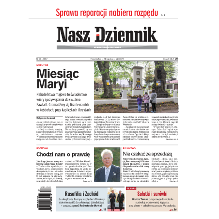 Nasz Dziennik z dnia 24.04.2023 wydanie PDF