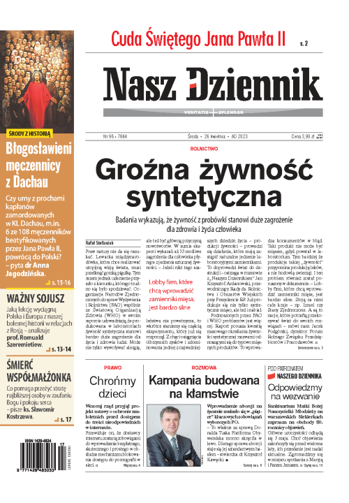 Nasz Dziennik z dnia 26.04.2023 wydanie PDF