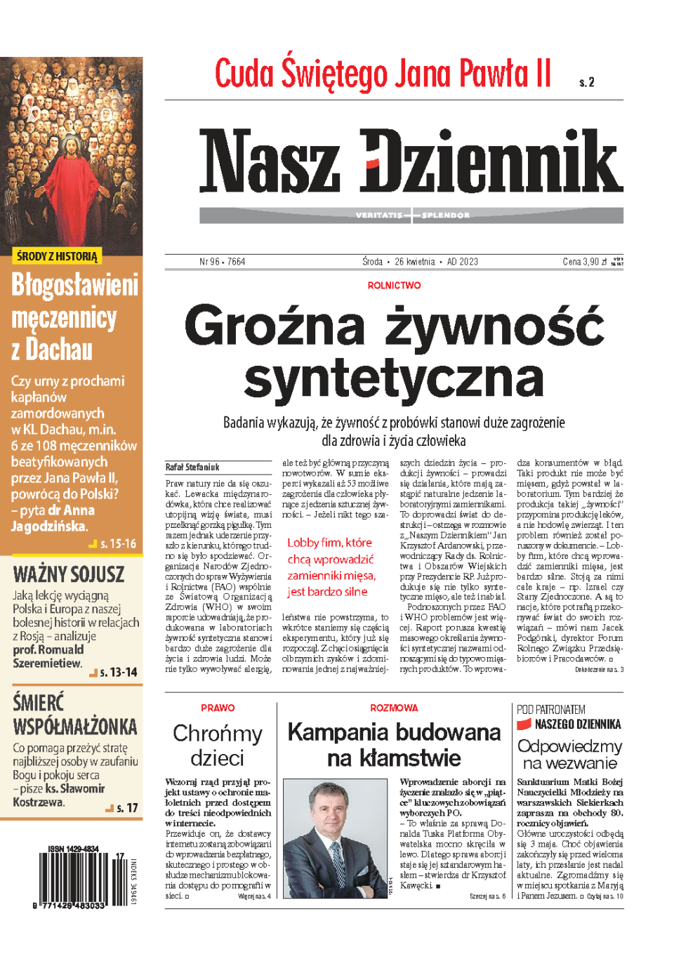 Nasz Dziennik z dnia 26.04.2023 wydanie PDF