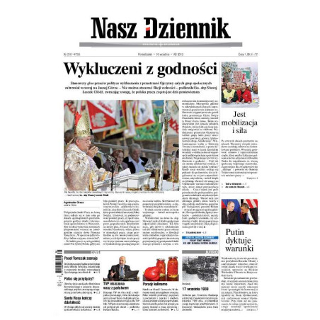 Nasz Dziennik z dnia 16.09.2013 wydanie PDF
