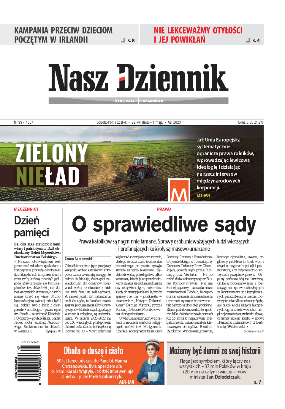 Nasz Dziennik z dnia 29.04.2023 wydanie PDF