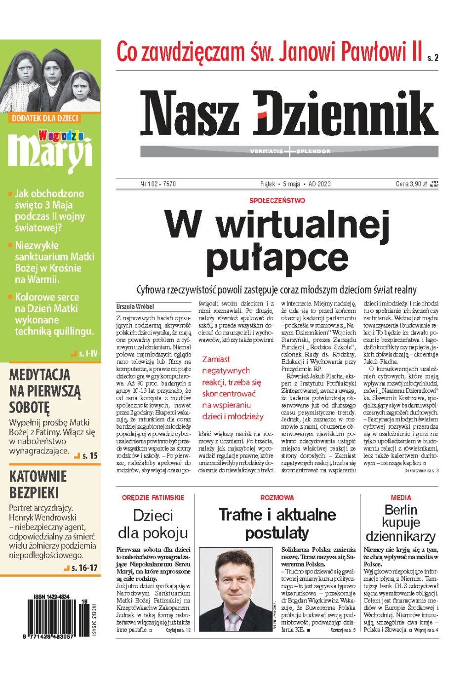 Nasz Dziennik z dnia 05.05.2023 wydanie PDF