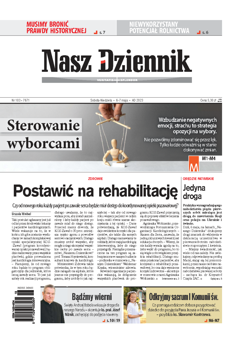 Nasz Dziennik z dnia 06.05.2023 wydanie PDF