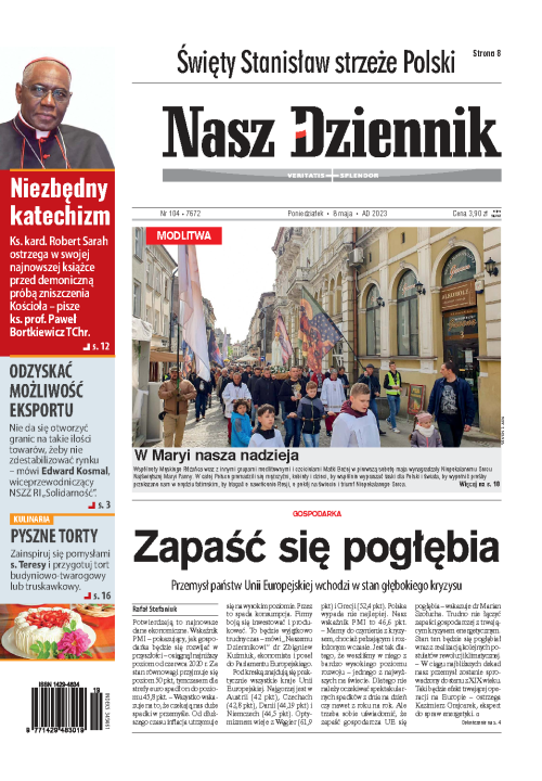 Nasz Dziennik z dnia 08.05.2023 wydanie PDF