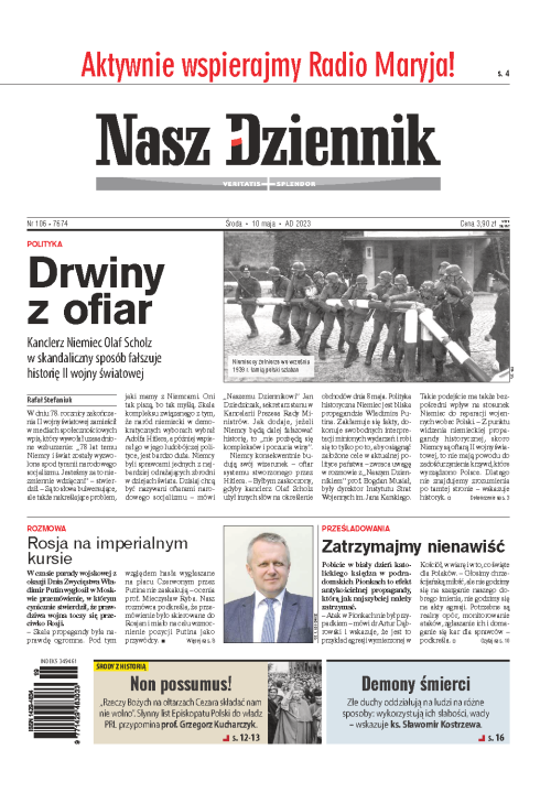 Nasz Dziennik z dnia 10.05.2023 wydanie PDF
