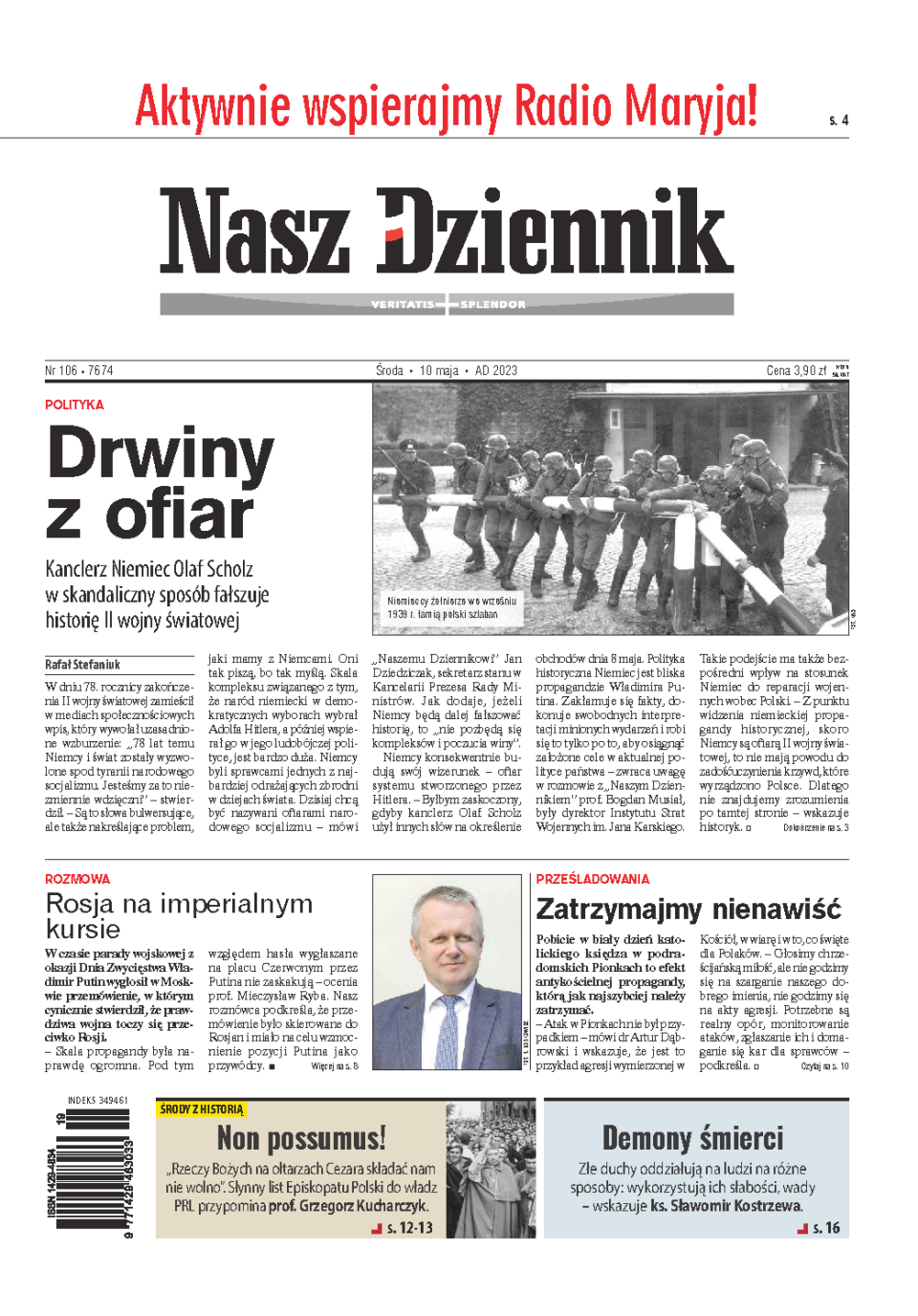 Nasz Dziennik z dnia 10.05.2023 wydanie PDF