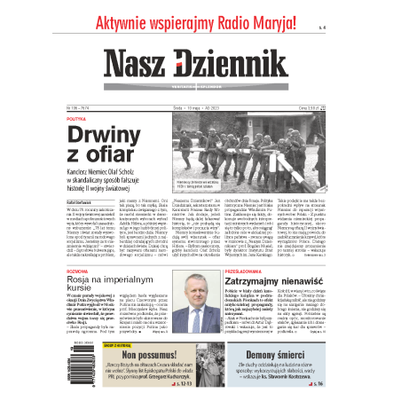 Nasz Dziennik z dnia 10.05.2023 wydanie PDF