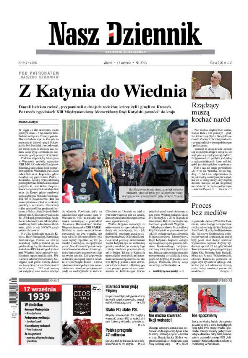Nasz Dziennik z dnia 17.09.2013 wydanie PDF