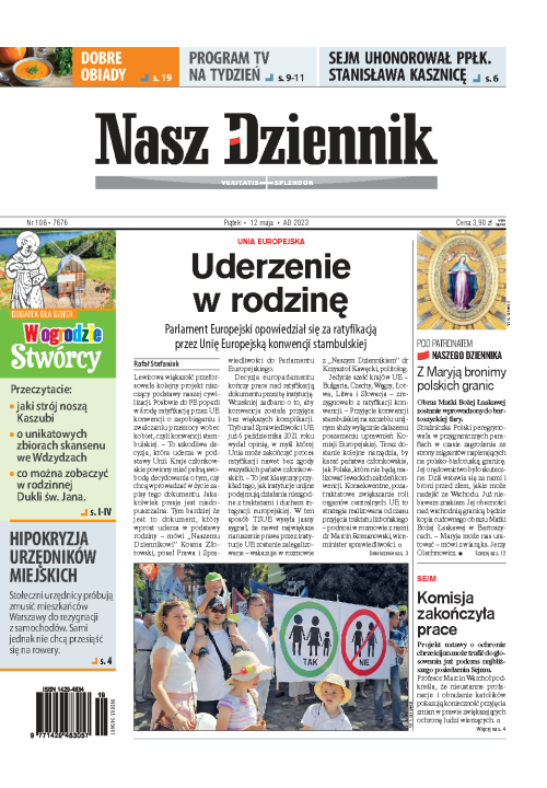 Nasz Dziennik z dnia 12.05.2023 wydanie PDF