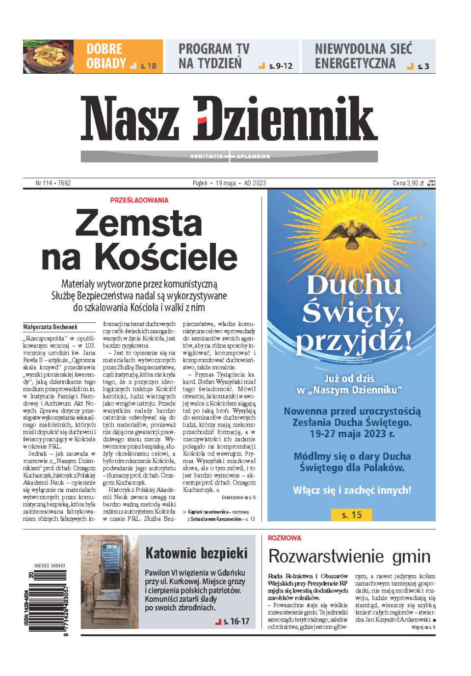 Nasz Dziennik z dnia 19.05.2023 wydanie PDF