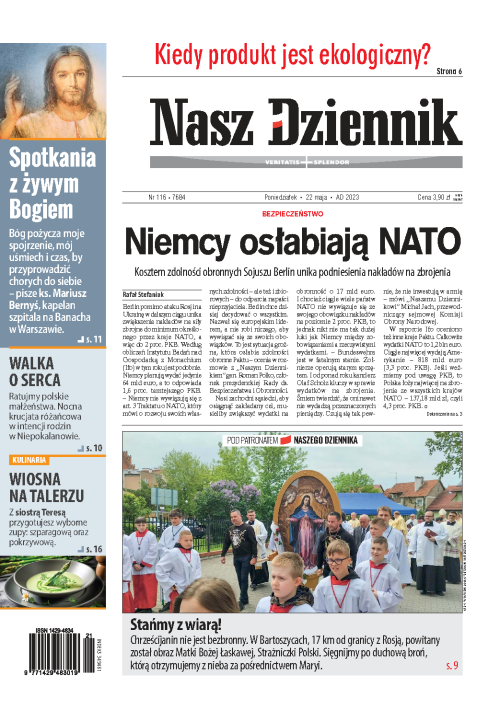 Nasz Dziennik z dnia 22.05.2023 wydanie PDF