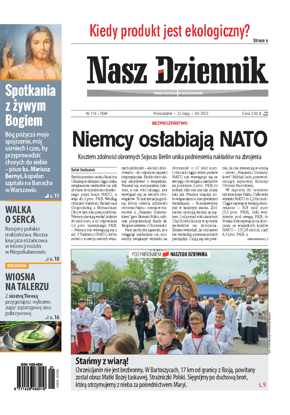 Nasz Dziennik z dnia 22.05.2023 wydanie PDF