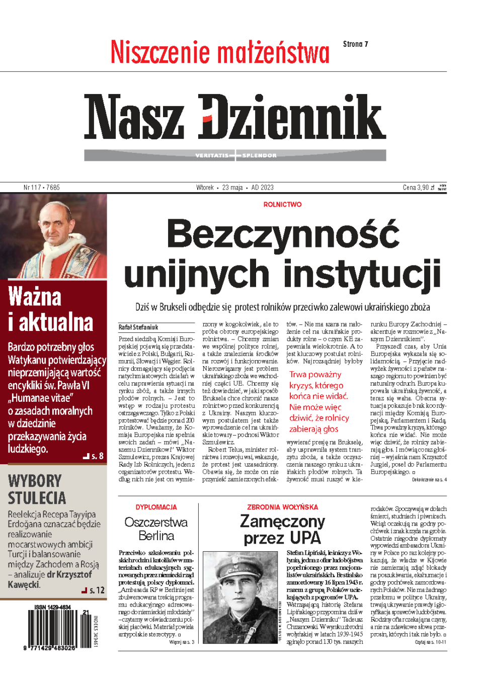 Nasz Dziennik z dnia 23.05.2023 wydanie PDF