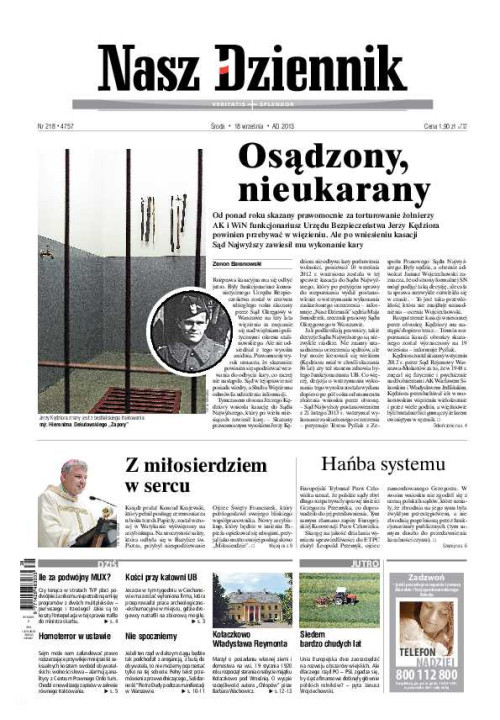 Nasz Dziennik z dnia 18.09.2013 wydanie PDF