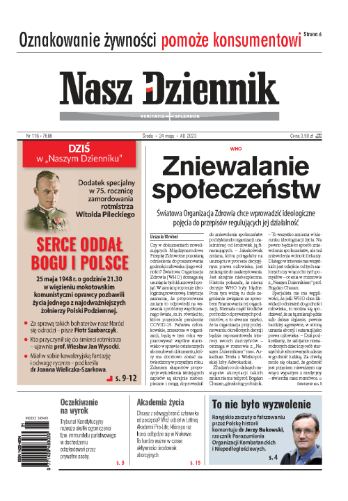 Nasz Dziennik z dnia 24.05.2023 wydanie PDF