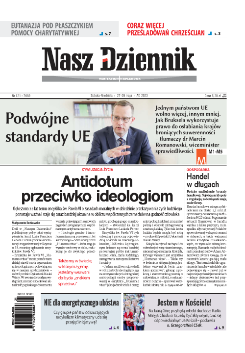Nasz Dziennik z dnia 27.05.2023 wydanie PDF