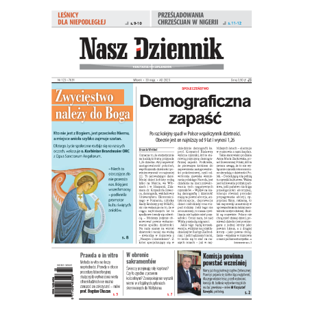 Nasz Dziennik z dnia 30.05.2023 wydanie PDF