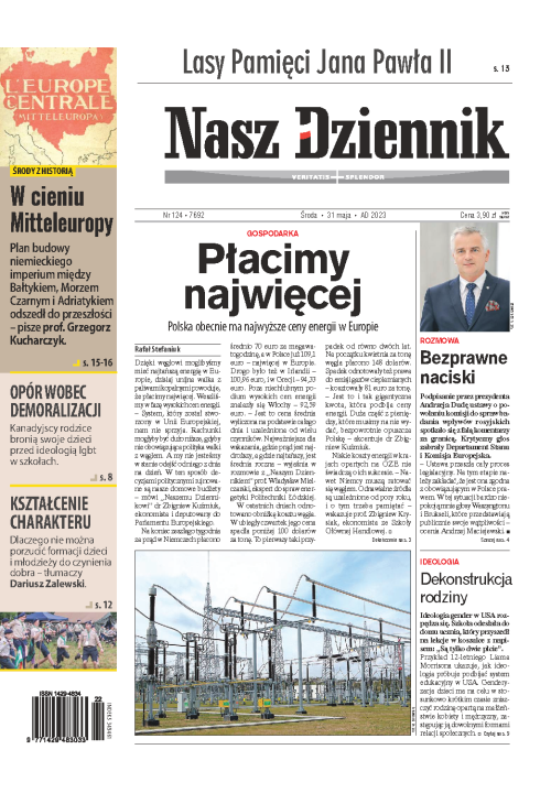 Nasz Dziennik z dnia 31.05.2023 wydanie PDF