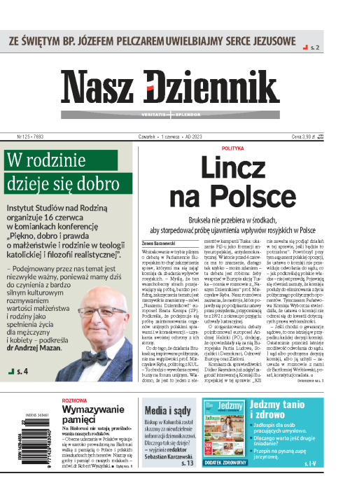 Nasz Dziennik z dnia 01.06.2023 wydanie PDF