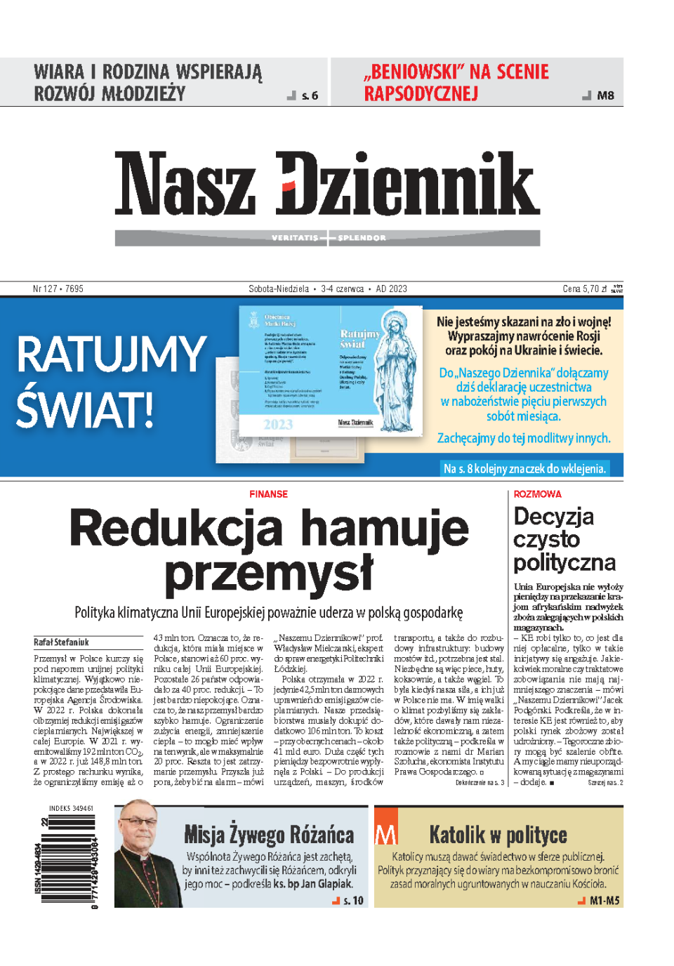 Nasz Dziennik z dnia 03.06.2023 wydanie PDF