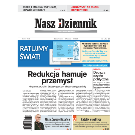 Nasz Dziennik z dnia 03.06.2023 wydanie PDF
